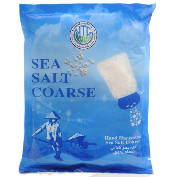 Wholesale Sea salt coarse جملة ملح بحري طبيعي خشن 330 جرام