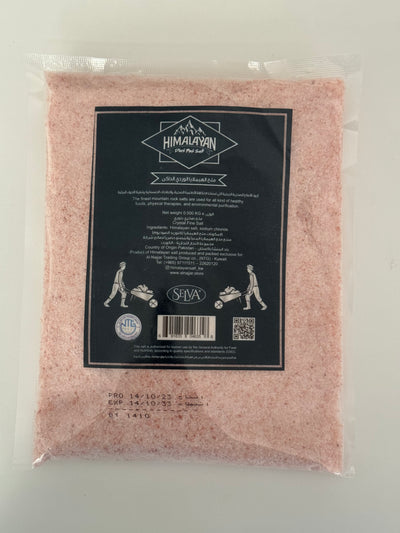 Himalayan Dark Pink Fine Salt 500g  ملح الهيملايا الوردي الداكن الناعم